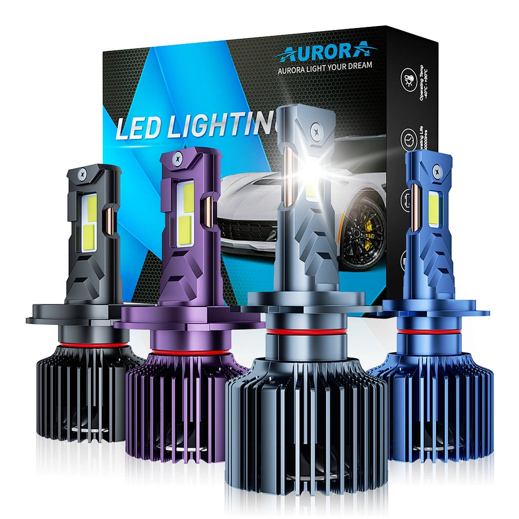 Aurora 100W h4 9005 led headlight bulb h7 h1 high power led headlights bulbs for