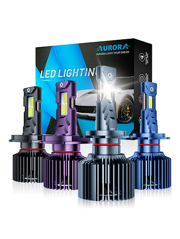 Aurora 100W h4 9005 led headlight bulb h7 h1 high power led headlights bulbs for car